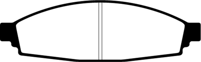 EBC 03-06 Lincoln Aviator 4.6 Greenstuff Front Brake Pads - DP61675