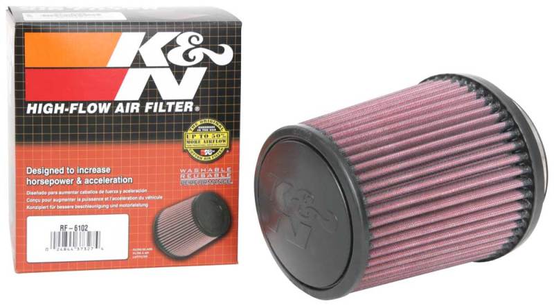 K&amp;N Filter Universal Air Filter 3-15/16in FLG / 5-15/32in OD / 7in H - RF-6102