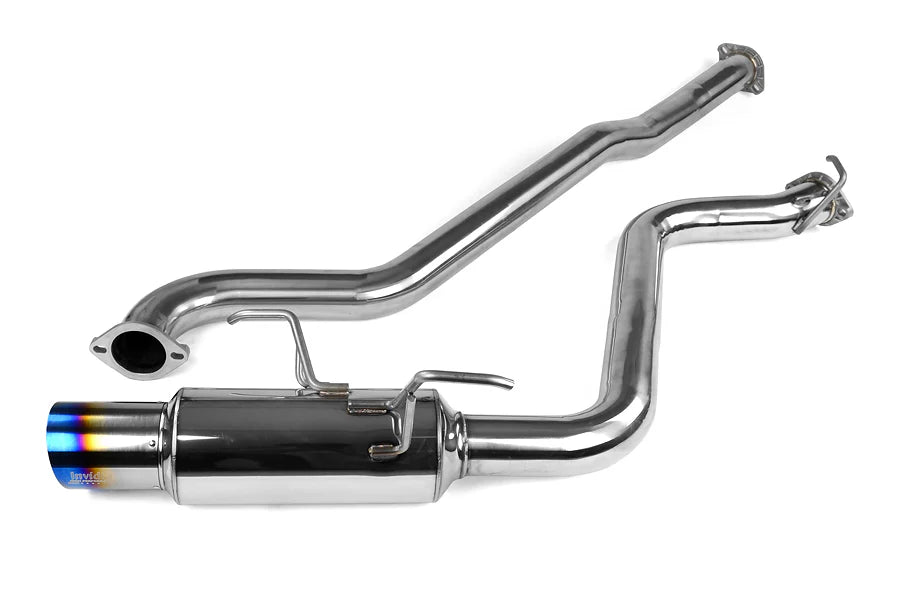 Invidia 08-09 WRX Sedan 76mm (101mm tip) RACING Titanium Tip Cat-back Exhaust - HS08SW4GST