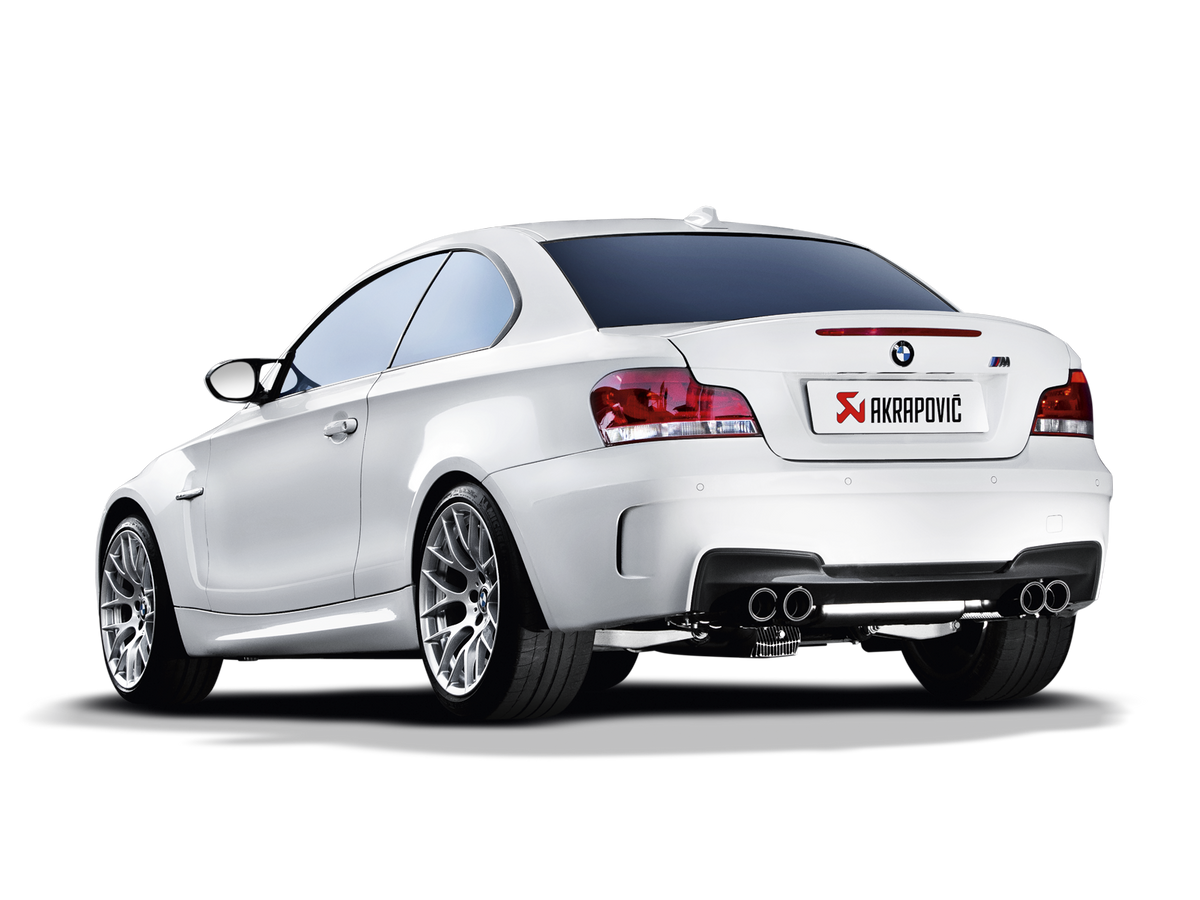 Akrapovic 11-12 BMW 1 Series M Coupe (E82) Slip-On Line (Titanium) w/ Carbon Tips - M-BM/T/4H-C