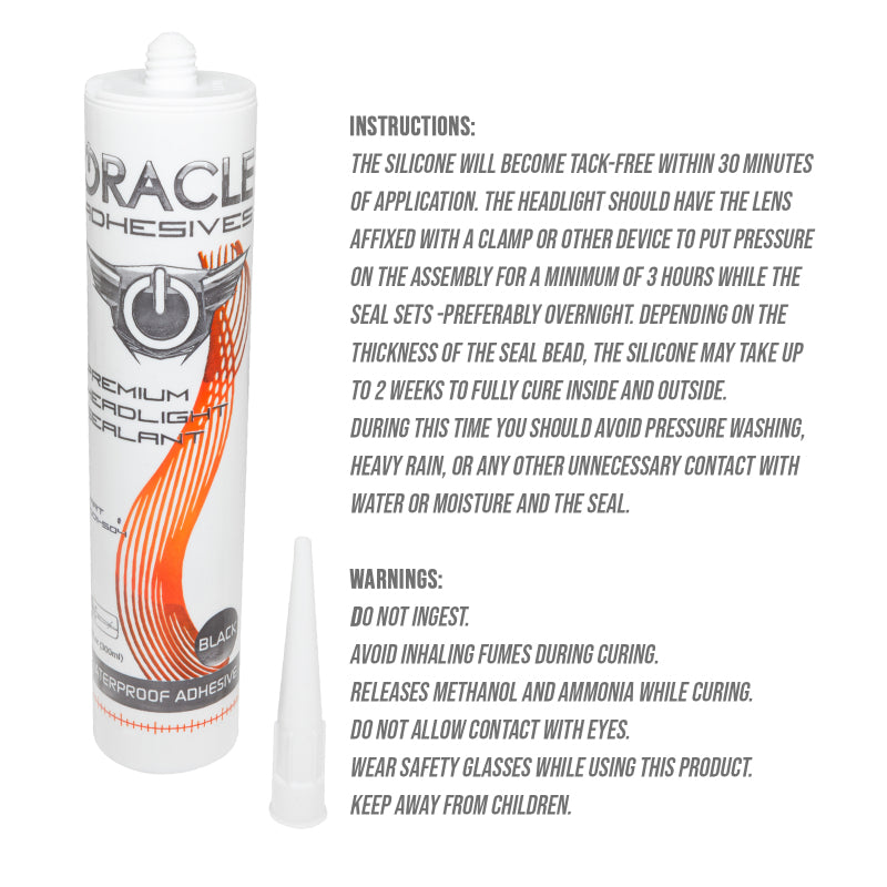Oracle Headlight Assembly Adhesive - 10 oz Tube SEE WARRANTY - 2001-504