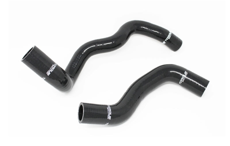 Torque Solution 2016+ Ford Focus RS Silicone Radiator Hose Kit - Black - TS-CH-513BK