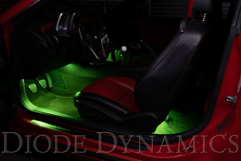Diode Dynamics RGBW Footwell Strip Kit 2pc Multicolor - DD0438