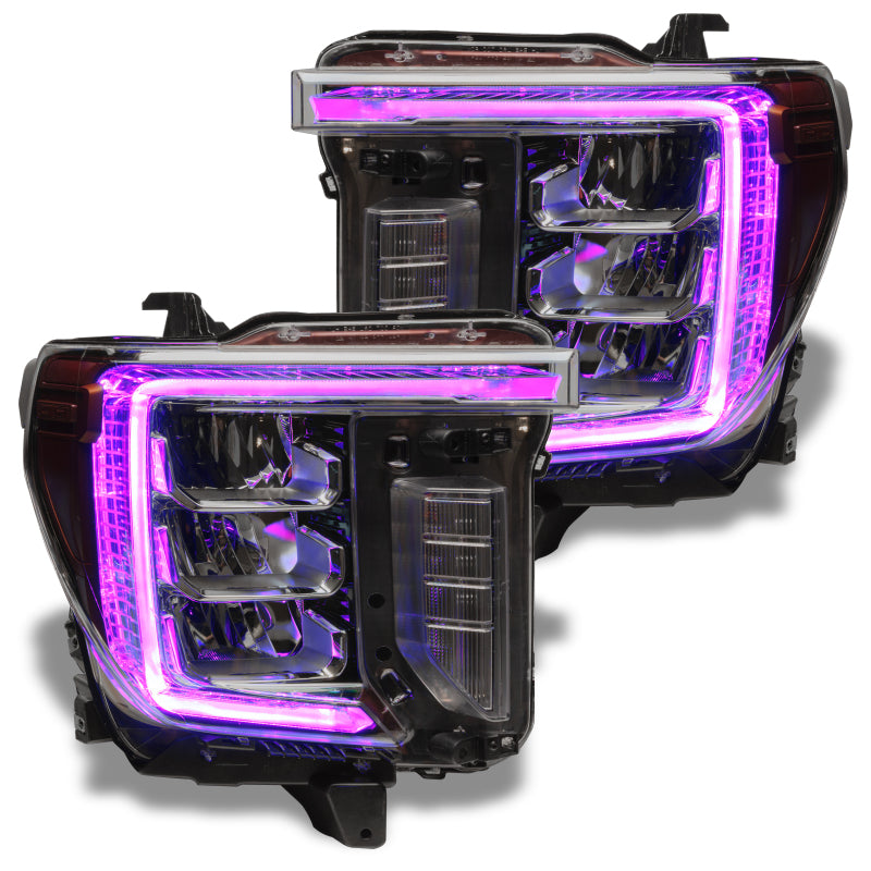 Oracle 20-21 GMC Sierra 2500/3500 HD RGB+W Headlight DRL Kit - ColorSHIFT w/o Cntrl SEE WARRANTY - 1451-334