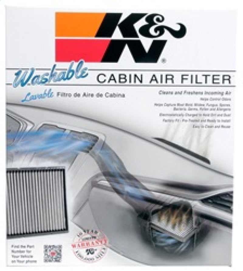 K&amp;N 01-06 Acura MDX 3.5L / 99-04 Honda Odyssey 3.5L Cabin Air Filter - VF3004