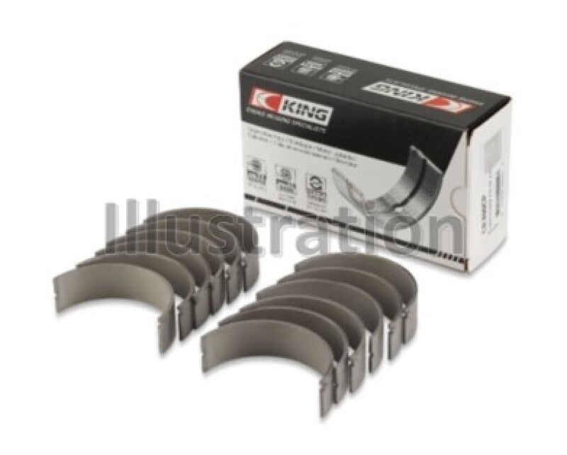 King Engine Bearings Mercedes Benz M 276 DE35 Sputter Replacement (Size +0.25mm) Conrod Bearing Set - CR6886SV0.25 by King En