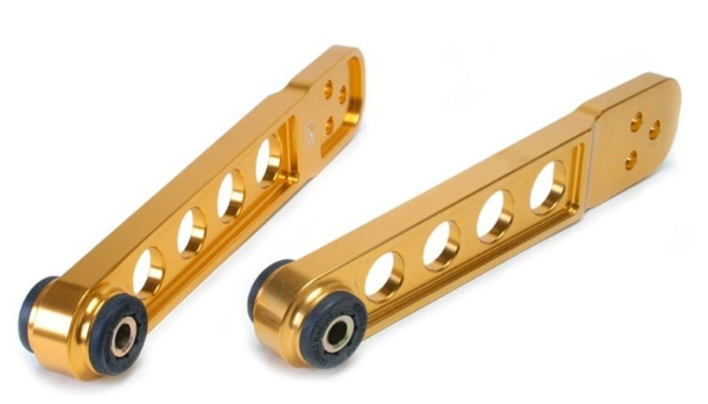 Skunk2 01-05 Honda Civic Gold Anodized Rear Lower Control Arm (Includes Socket Tool) - 542-05-0230 for 2001-2005 Honda Civic 