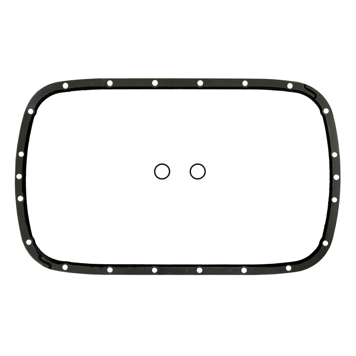 Fel-Pro Cadillac CTS TOS 18768 Transmission Oil Pan Gasket 22 Bolt Hole One Piece Gasket - TOS18768 for 2003-2007 Cadillac CTS - front view