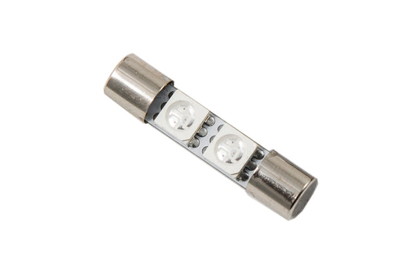 Diode Dynamics 28mm SMF2 LED Bulb - Blue (Single) - DD0045S for 2001-2006 Dodge Stratus - front view