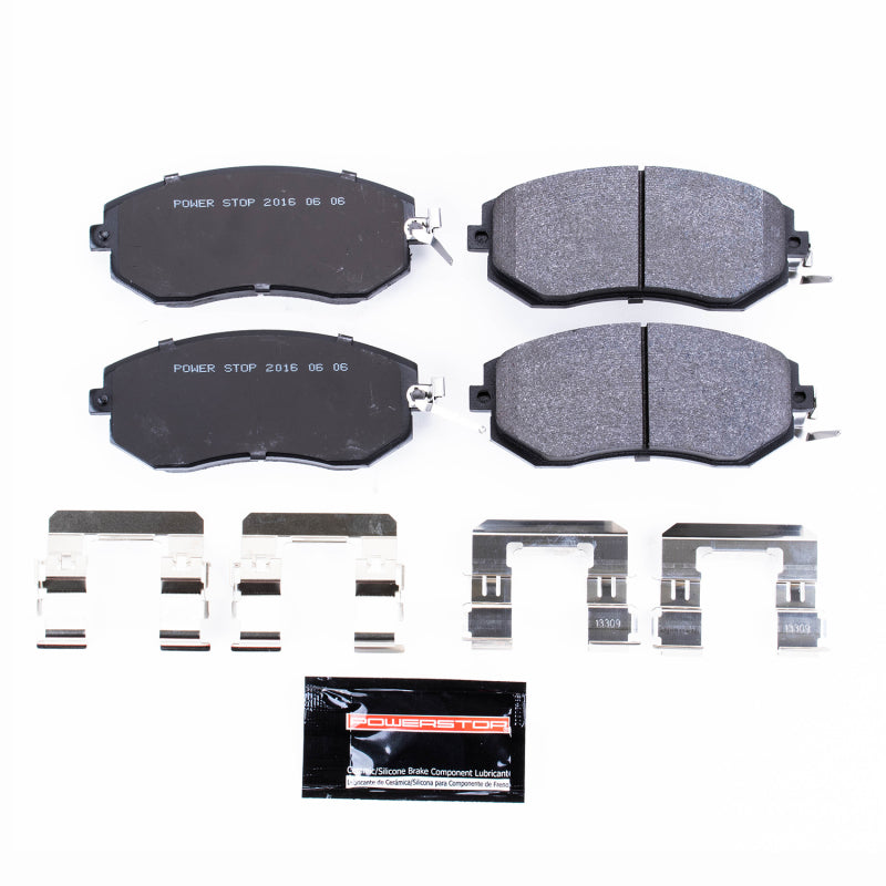 Power Stop 13-16 Scion FR-S Front Track Day SPEC Brake Pads - PSA-1539 for 2013-2024 Subaru BRZ - front view