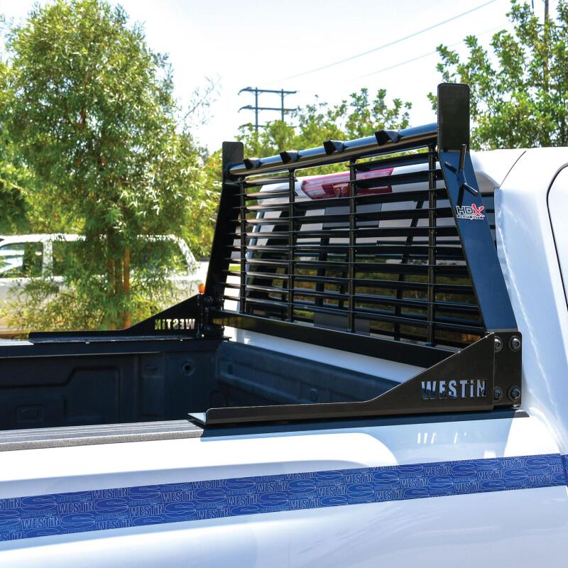 Westin 1999-2018 Chevrolet/Ford/GMC/Toyota Silverado/Sierra 1500/2500/3500 HD Headache Rack - Black - 57-8025