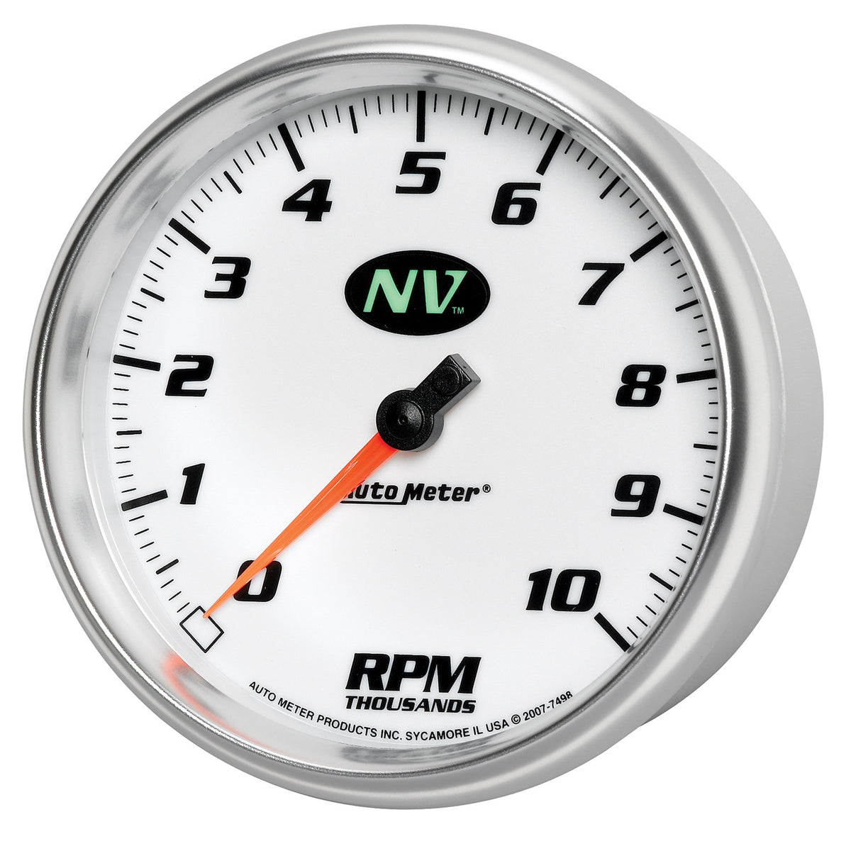 AutoMeter Gauge Tachometer 5in. 10K RPM In-Dash NV - 7498