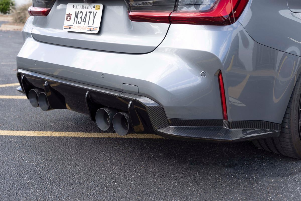 Dinan - Rear Side Splitters - 2021-2026 BMW M3 - D980-0048