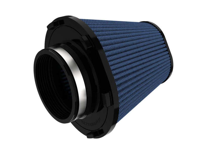 aFe MagnumFORCE Intake Replace Air Filter w/Pro5R Med 4in F x 7.75x6.5in B x 4.75x3.5in T x 7in H - 24-90115