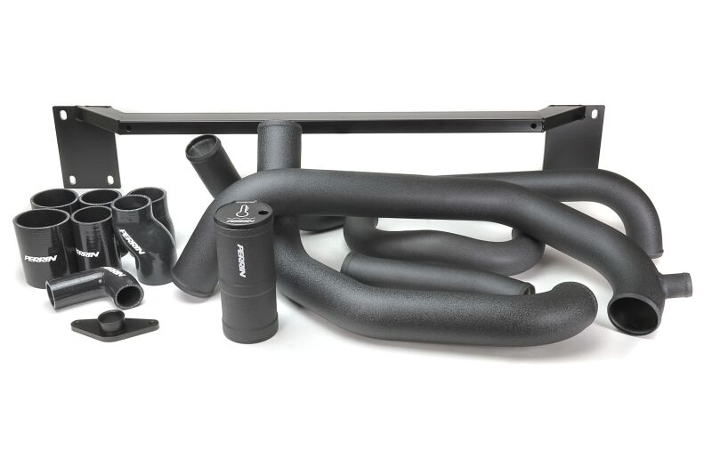PERRIN 08-14 Subaru STI Front Mount Intercooler Boost Tube Kit - Black - PSP-ITR-430-3BK
