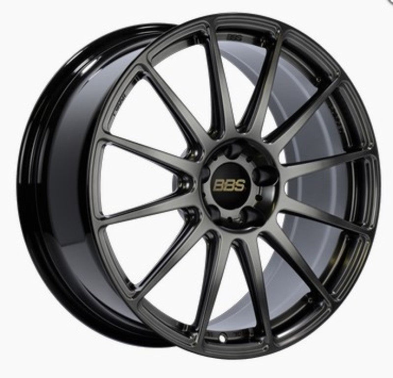 BBS FS 19x8 5x112 ET30 Diamond Black Wheel - 82mm PFS Required - FS009DBK