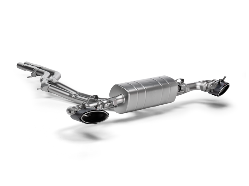 Akrapovic 2025 Audi RSQ8 Evolution Race Line Link Pipe Set (Titanium) - CO-AU/T/5