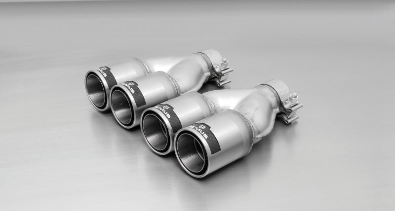 Remus 2006 Peugeot 207 3 &amp; 5 Door 1.4L/1.6L HDI 84mm Straight w/Carbon Insert Tail Pipe Set - 0010 84C