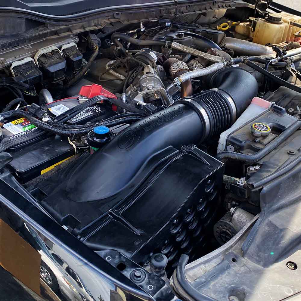 S&amp;B Truck Particle Separator for 2017-2019 Ford Powerstroke 6.7L - 75-7001
