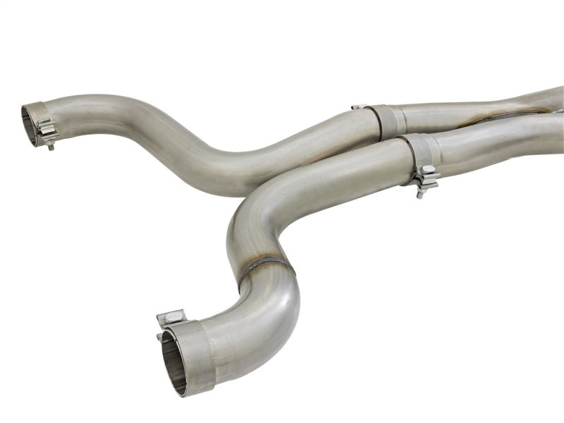 aFe MACHForce XP 3in 304 SS Axle-Back Exhaust Dual Exhaust (NPP) w/ Black Tips 16-17 Camaro SS V8 - 49-34068-B