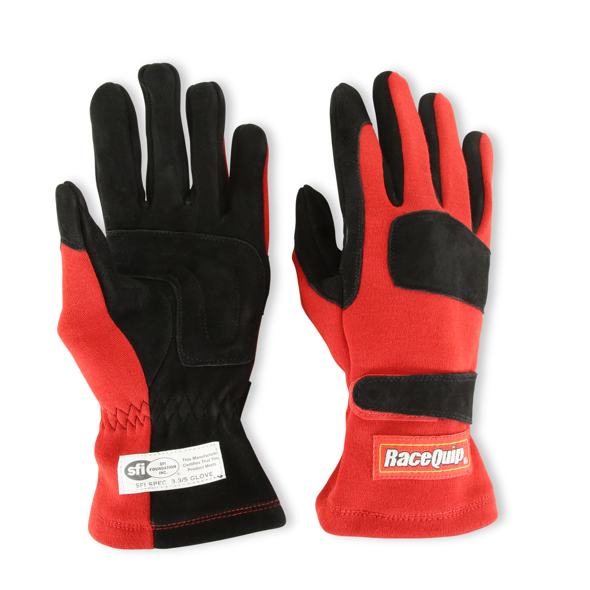 RaceQuip Red 2-Layer SFI-5 Glove - Medium