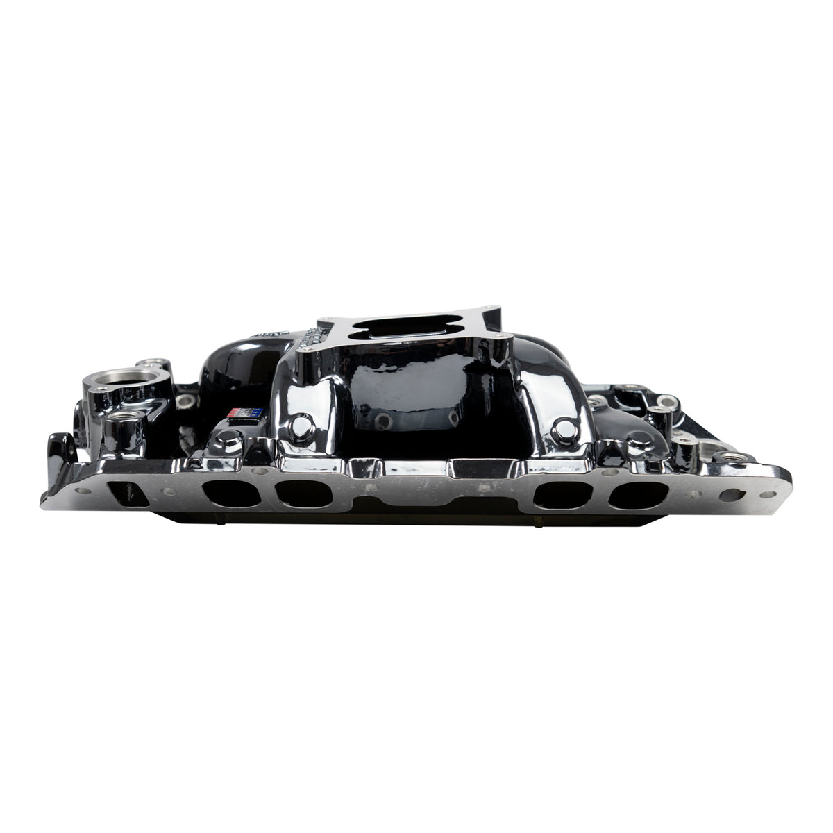 Edelbrock RPM Air-Gap Intake Manifold for Big-Block Chevy Oval Port - Black Plasma Finish - 7561-BP