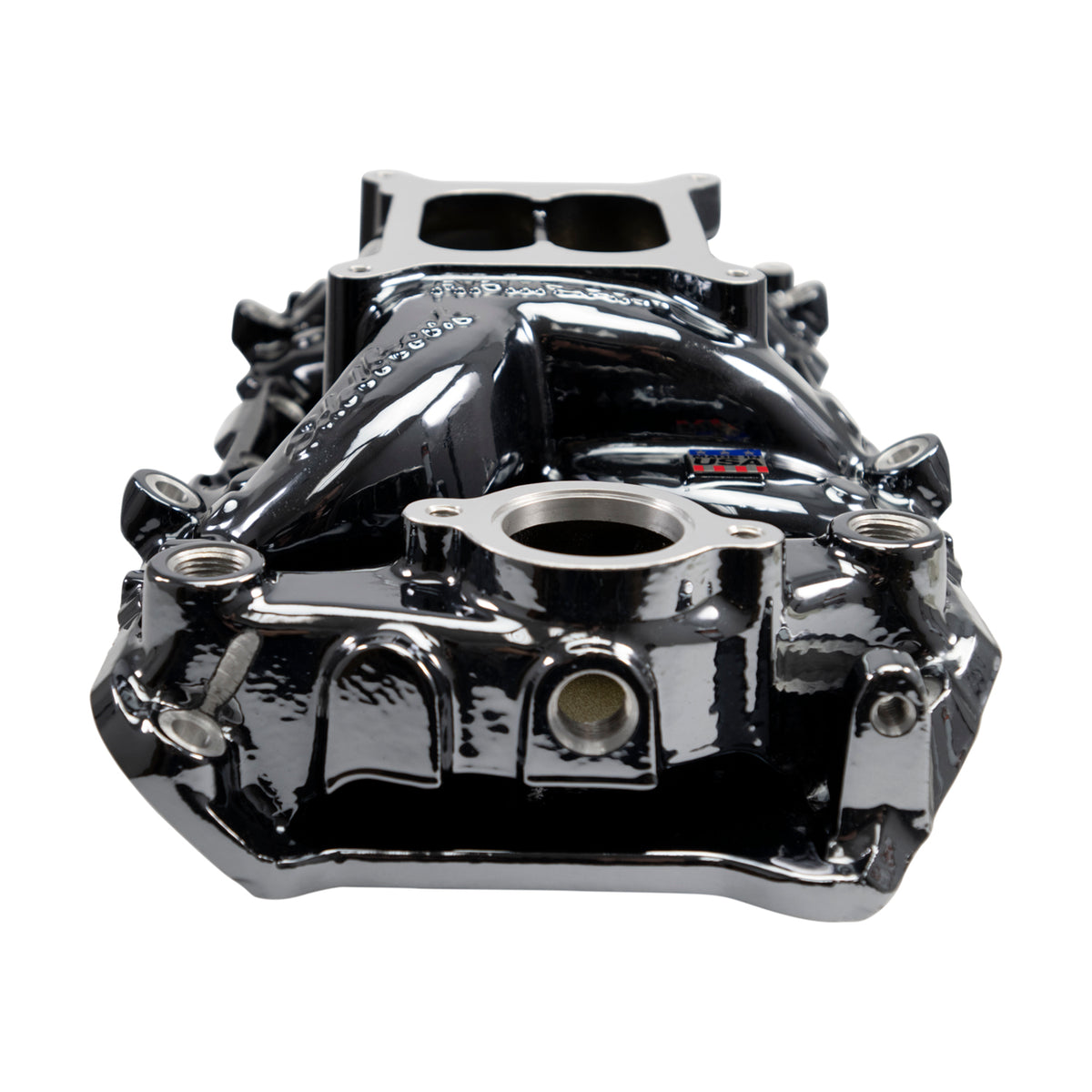 Edelbrock RPM Air-Gap Intake Manifold for Big-Block Chevy Oval Port - Black Plasma Finish - 7561-BP