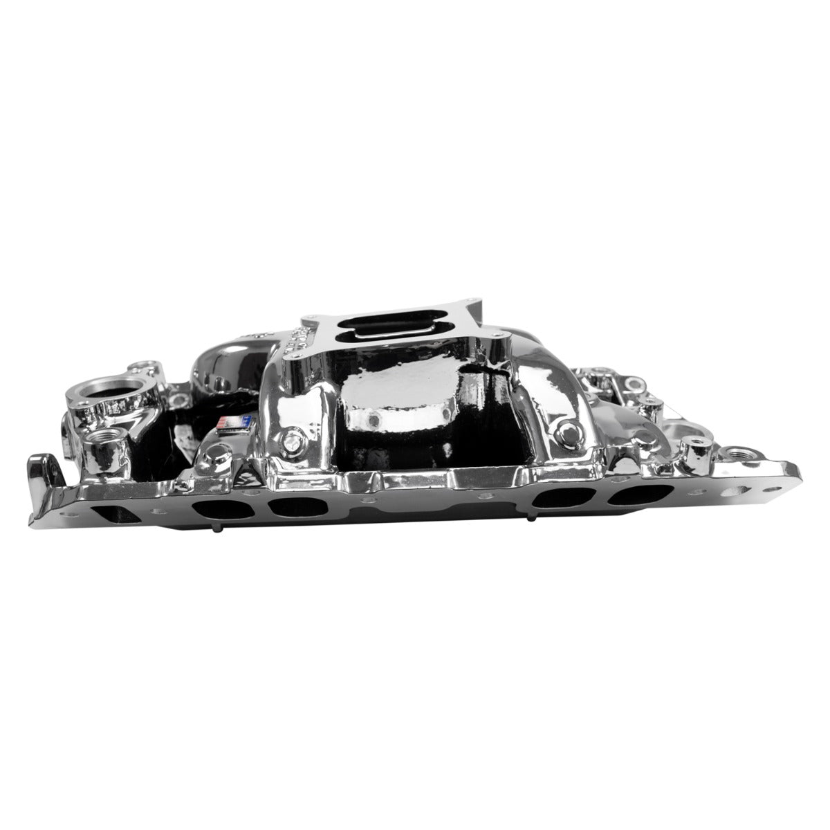 Edelbrock RPM Air-Gap Intake Manifold for Big-Block Chevy Oval Port - Chrome Plasma Finish - 7561-CP