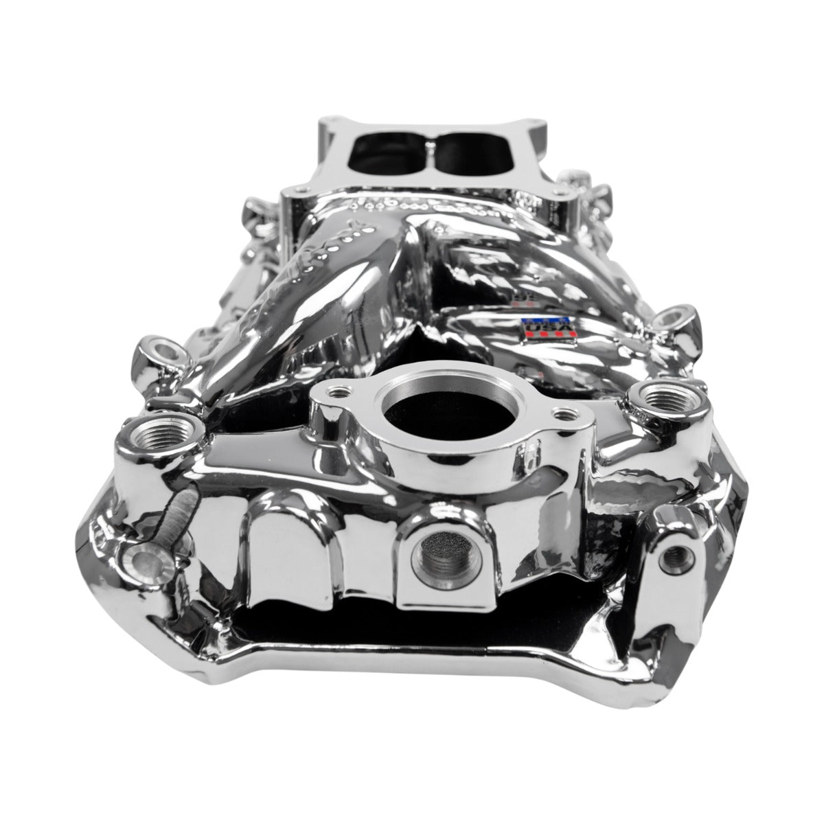 Edelbrock RPM Air-Gap Intake Manifold for Big-Block Chevy Oval Port - Chrome Plasma Finish - 7561-CP