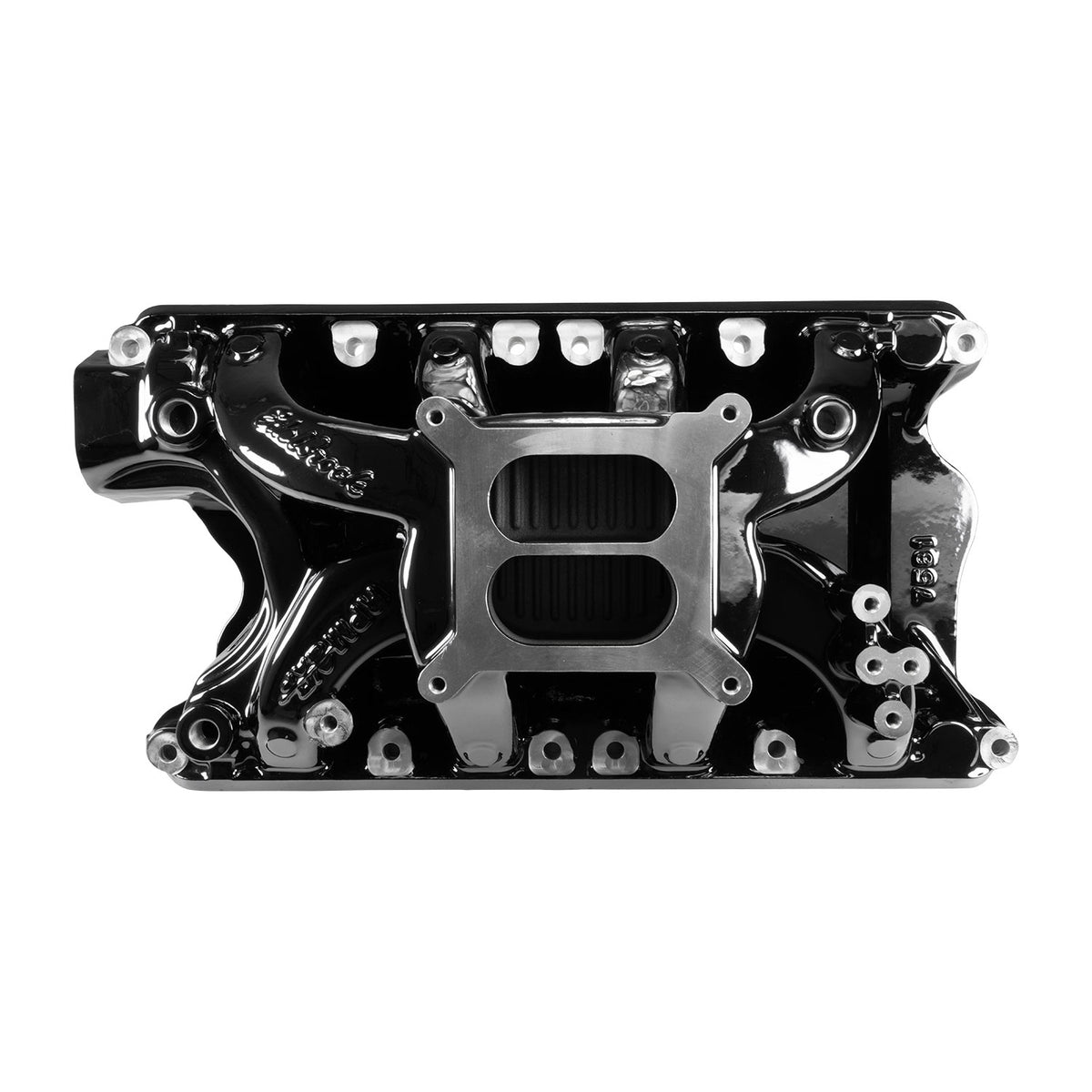 Edelbrock RPM Air-Gap Small Block Ford 351W Intake Manifold - Black Plasma Finish - 7581-BP