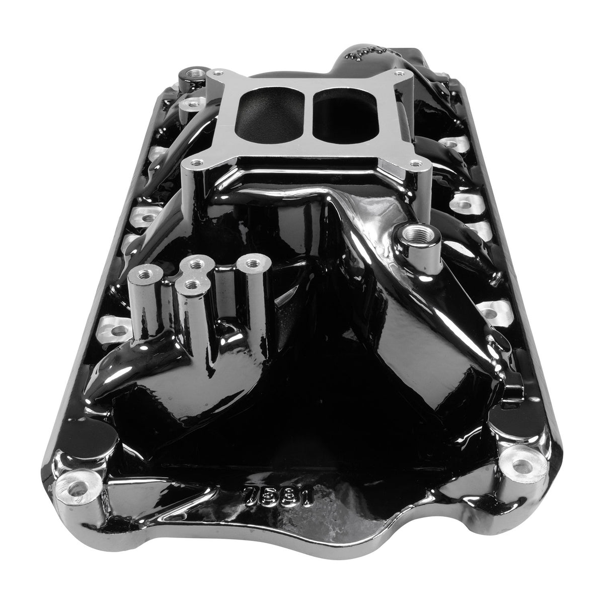 Edelbrock RPM Air-Gap Small Block Ford 351W Intake Manifold - Black Plasma Finish - 7581-BP