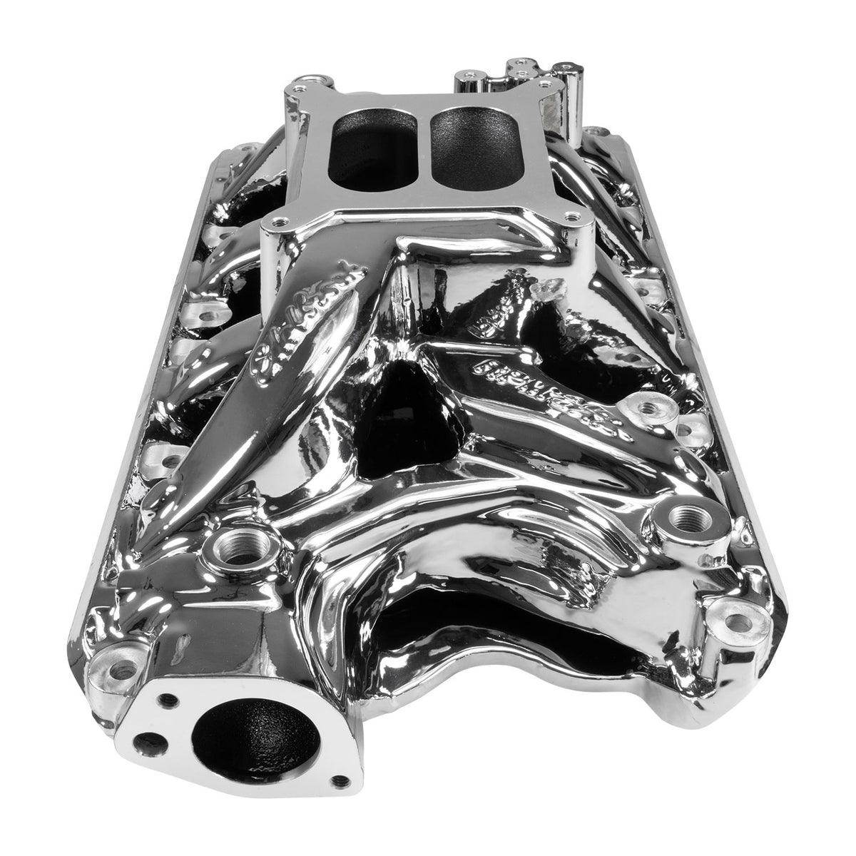 Edelbrock RPM Air-Gap Small Block Ford 351W Intake Manifold - Chrome Plasma Finish - 7581-CP