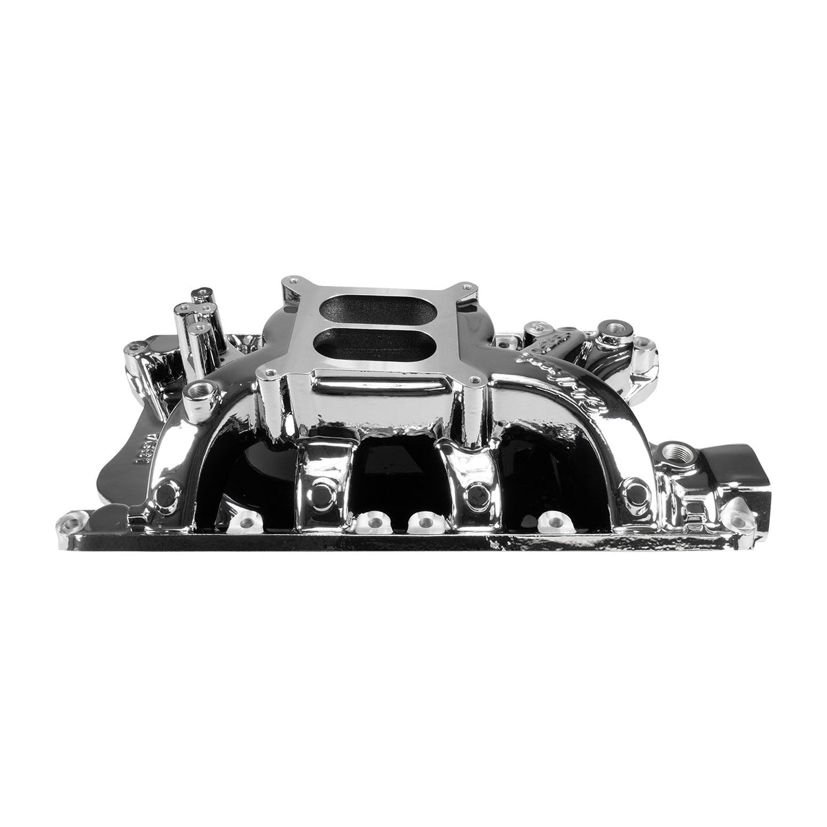 Edelbrock RPM Air-Gap Small Block Ford 351W Intake Manifold - Chrome Plasma Finish - 7581-CP