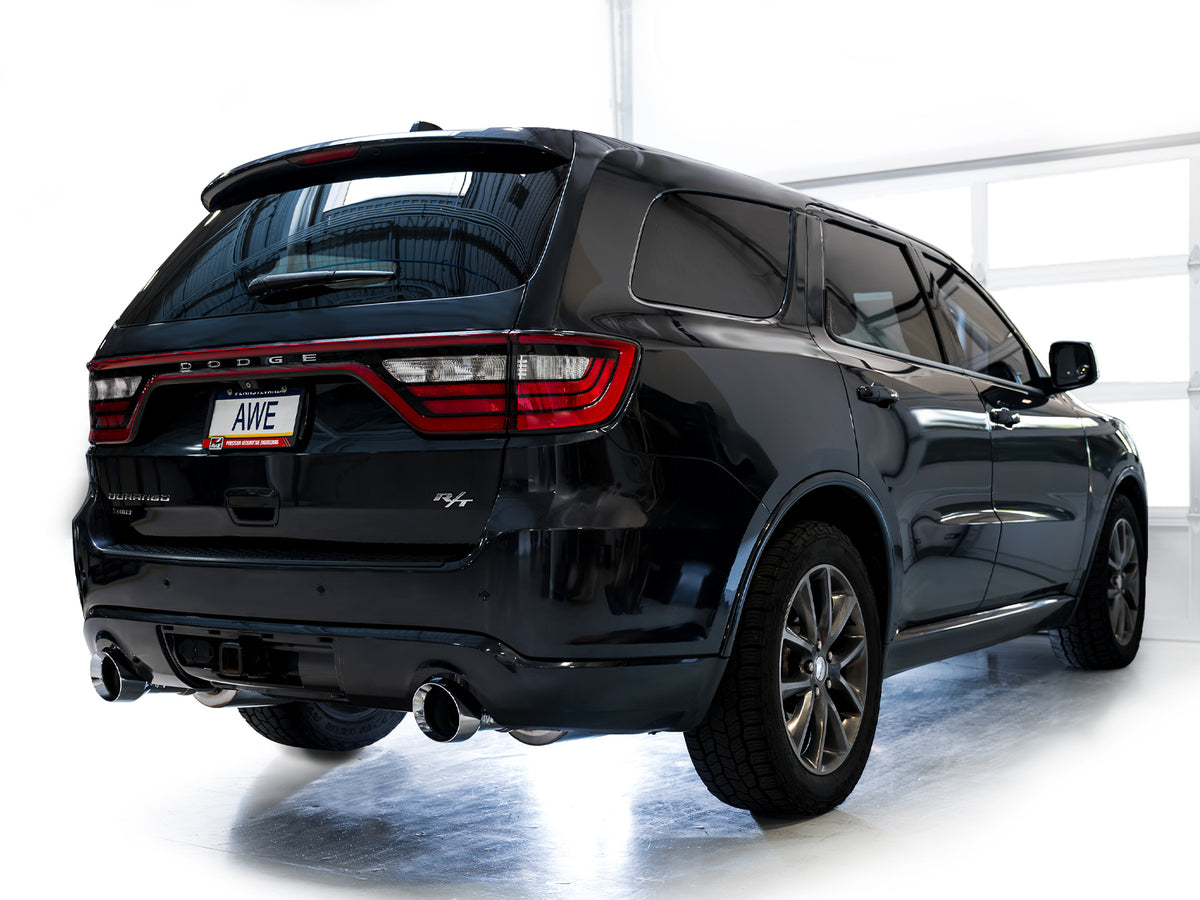 AWE Tuning 11-24 Dodge Durango 5.7L Track Edition Exhaust w/ Chrome Silver Tips - 3020-32575