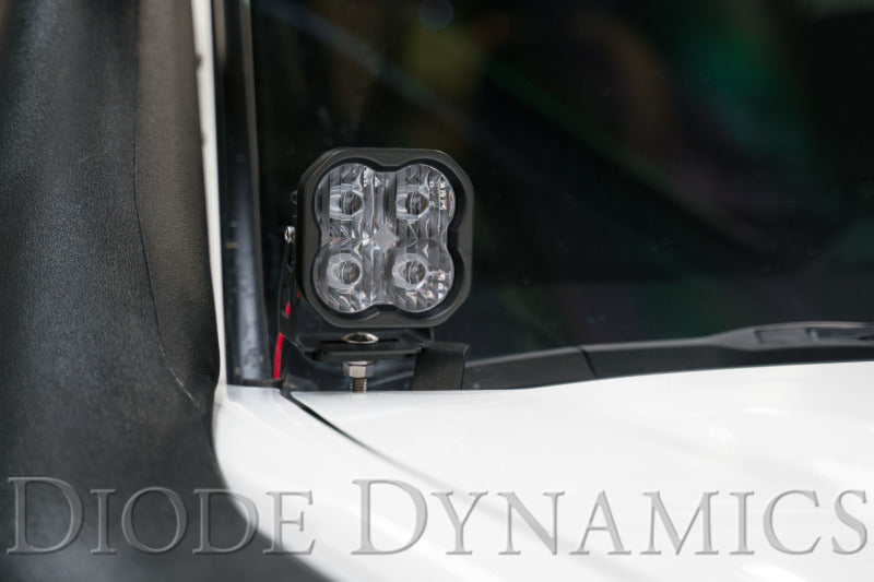 Diode Dynamics 16-21 Toyota Tacoma Stage Series 2in LED Ditch Light Kit - Sport Yellow Combo - DD6377