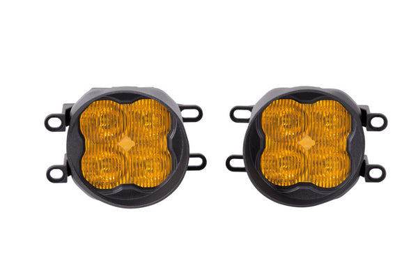 Diode Dynamics SS3 Max Type B Kit ABL - Yellow SAE Fog - DD7002 for 2006-2024 Toyota RAV4 - front view