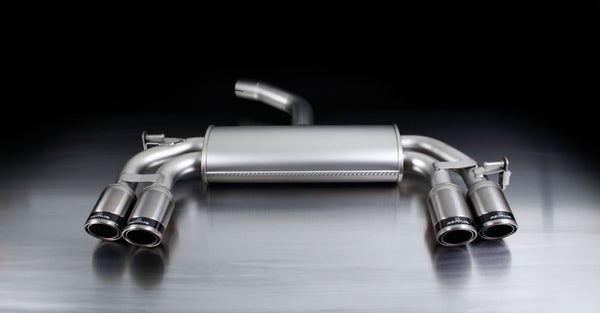 Remus 2011 Volkswagen Golf VI 1.2L Cat Back Exhaust w/84mm Angled w/Carbon Ring Tail Pipe Set - 955108 1584CS by Remus