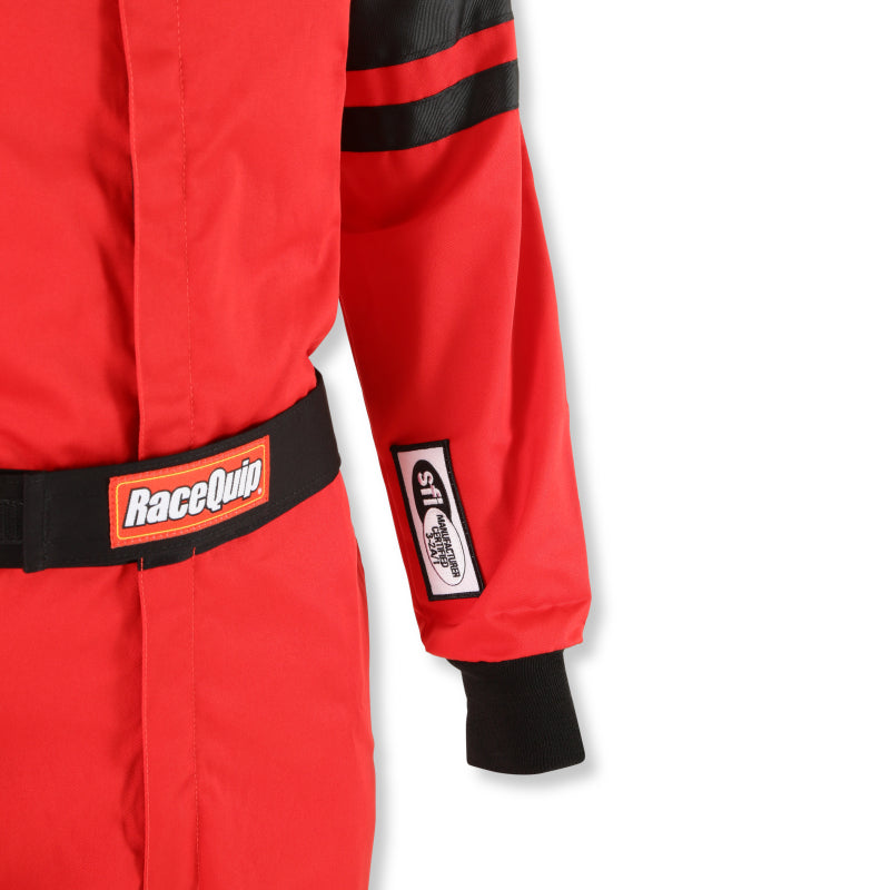 RaceQuip Red SFI-1 1-L Suit - Medium - 110013RQP