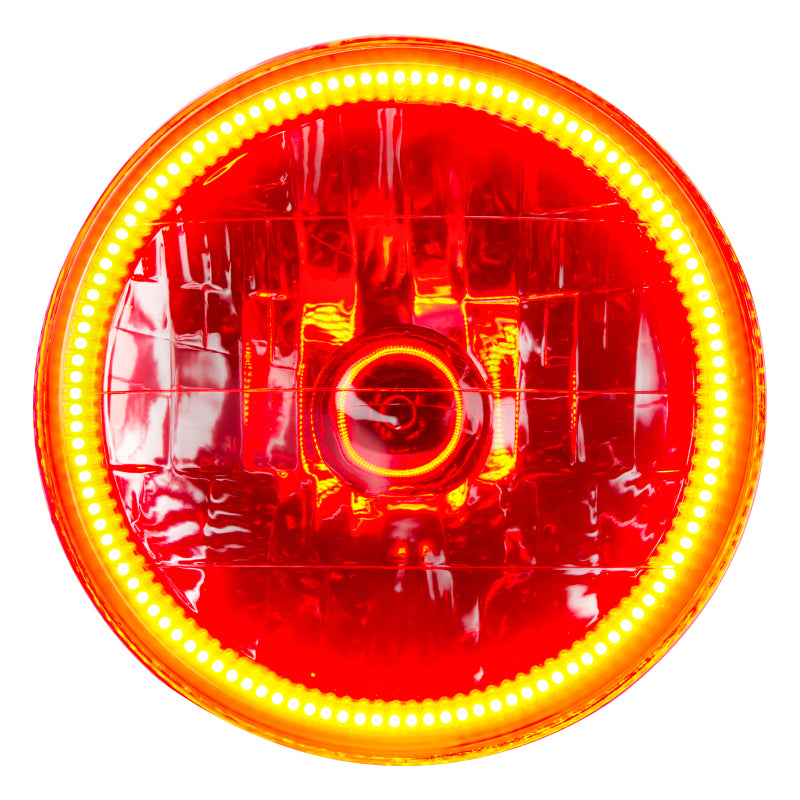Oracle Lighting 97-06 Jeep Wrangler TJ Pre-Assembled LED Halo Headlights -Amber SEE WARRANTY - 7081-005