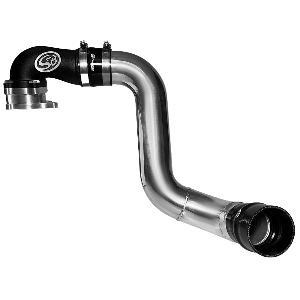 S&amp;B Intake Elbow with Cold Side Intercooler Piping &amp; Boots for 2005-2007 Ford Powerstroke 6.0L - 76-1010B