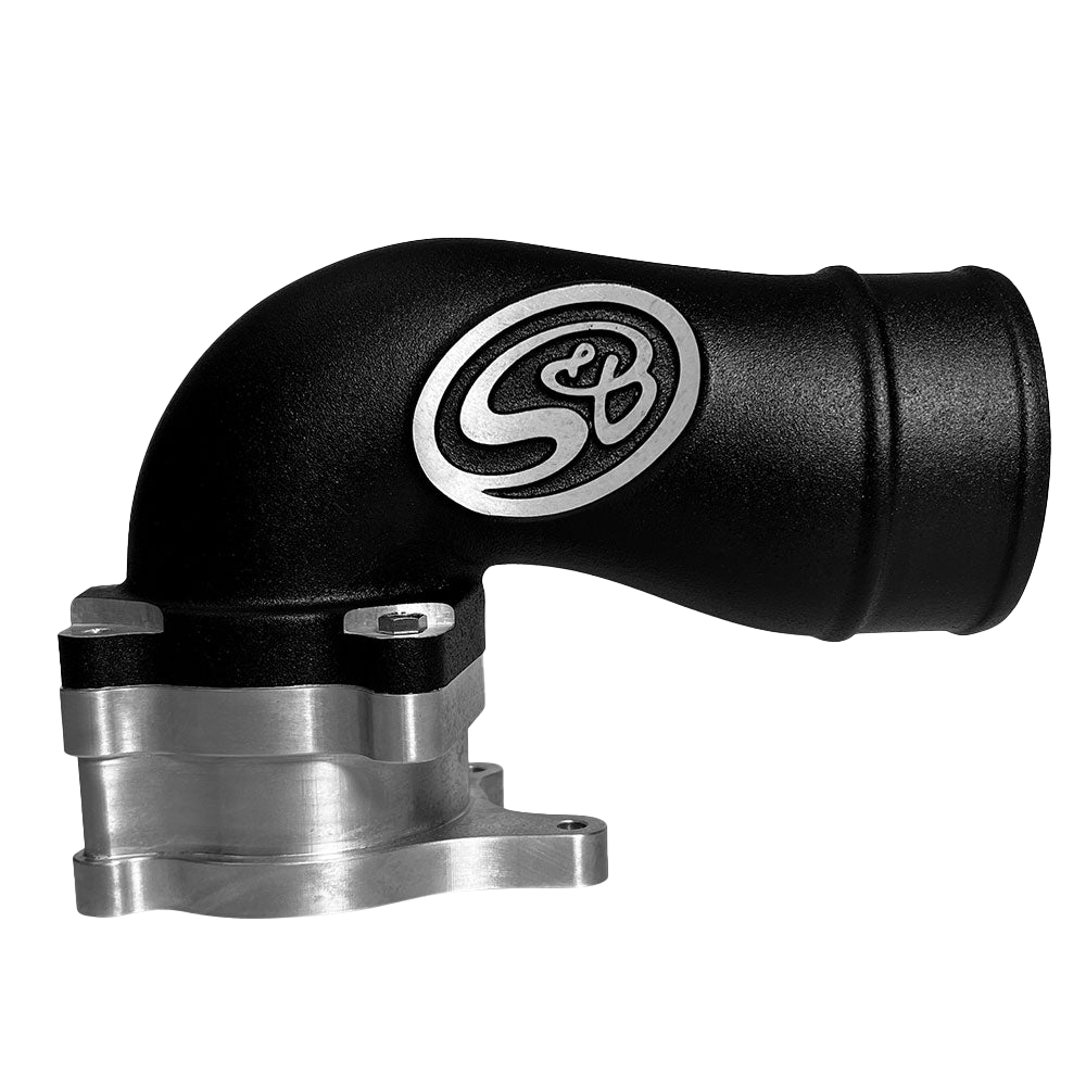 S&amp;B Intake Elbow with Cold Side Intercooler Piping &amp; Boots for 2005-2007 Ford Powerstroke 6.0L - 76-1010B