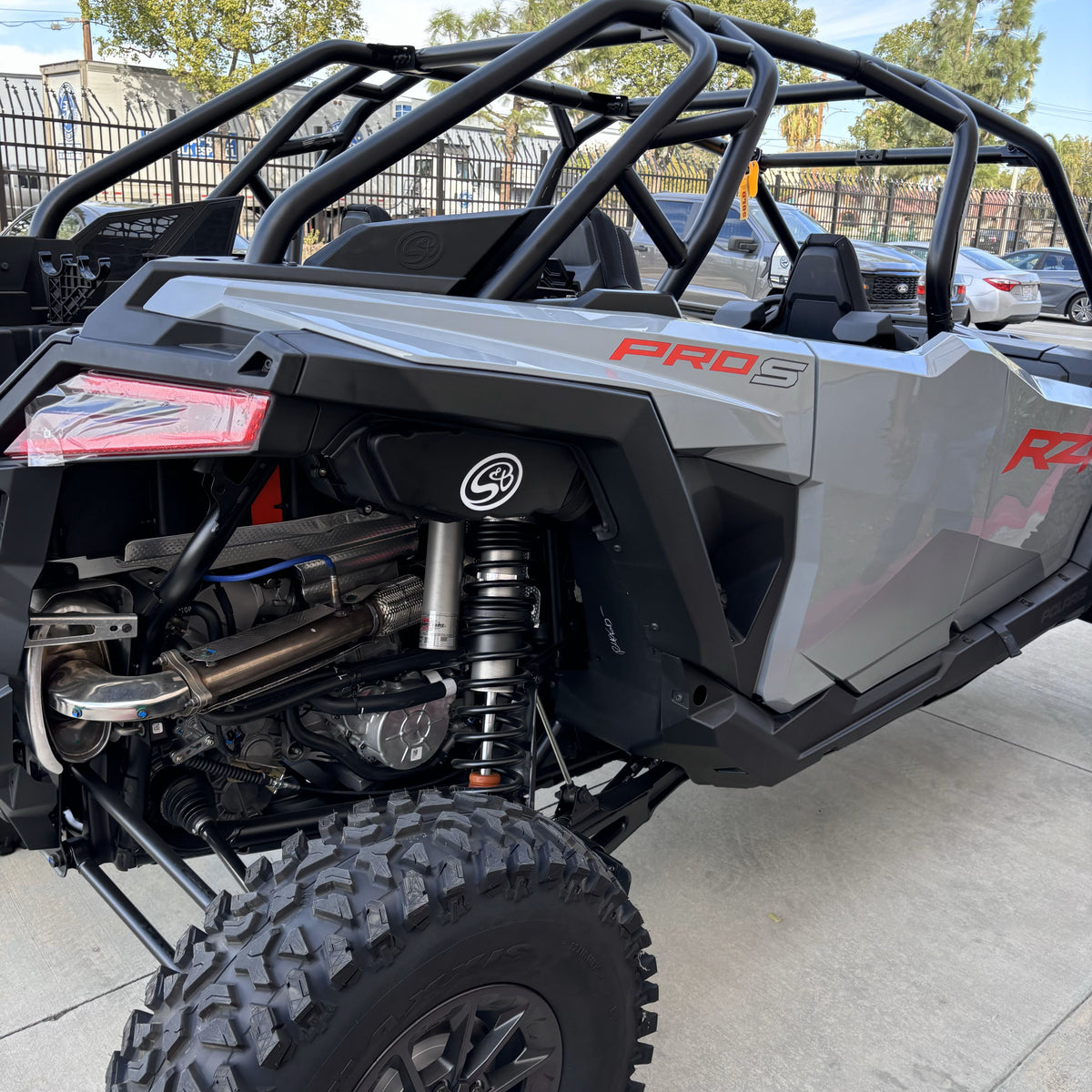 S&amp;B Particle Separator (Wheel Well Mounted) for 2022-2024 Polaris Turbo R, 2020-2025 RZR Pro XP, 2025 RZR Pro S - 76-2020