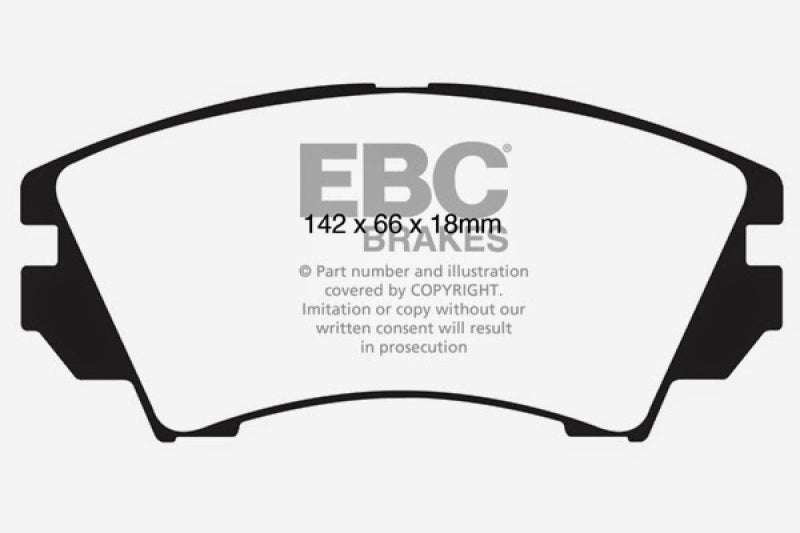 EBC 10+ Buick Allure (Canada) 3.0 Redstuff Front Brake Pads - DP32014C