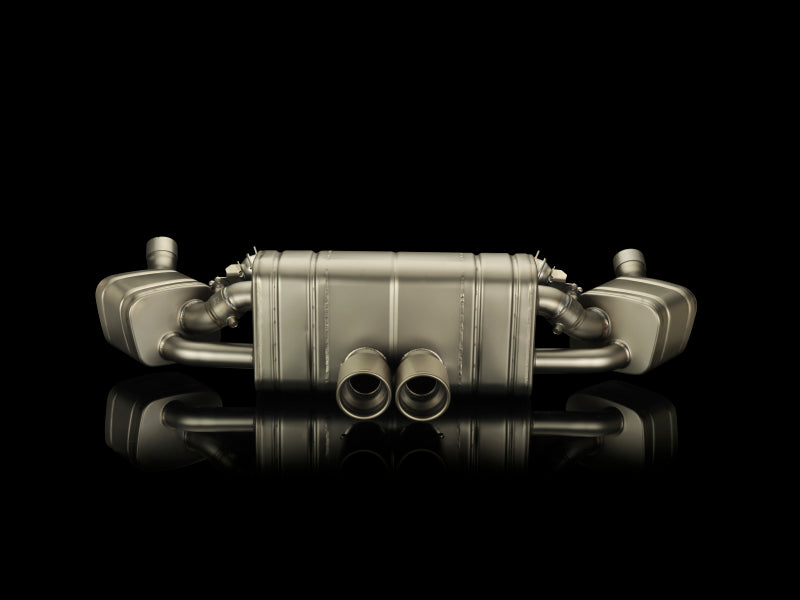 Akrapovic 12-15 Porsche Boxster (981) Slip-On Line (Titanium) w/ Titanium Tips - S-PO981SO-HT/1
