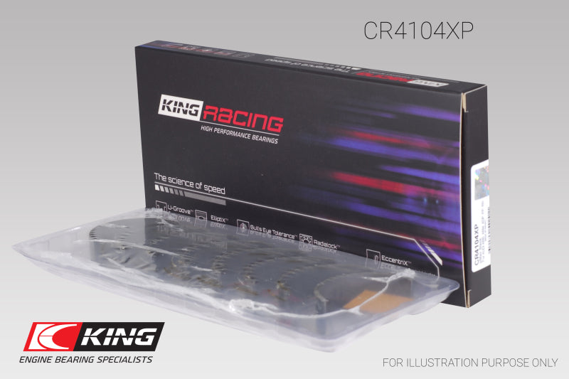 King Audi ABB/ ABM/ ADP/ PP/ RN (Size STDX) Connecting Rod Bearing Set - CR4104XPDSTDX