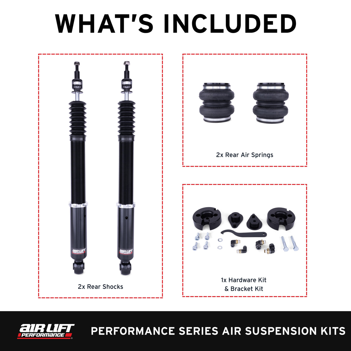Air Lift Performance 18-25 Honda Accord Sedan Rear Air Suspension Kit - 76508