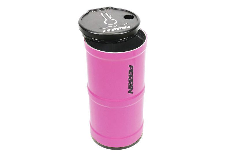 Perrin 13-25 Subaru BRZ / 04-21 Subaru STI / 02-25 Subaru WRX Coolant Overflow Tank - Hyper Pink - ASM-ENG-505HP