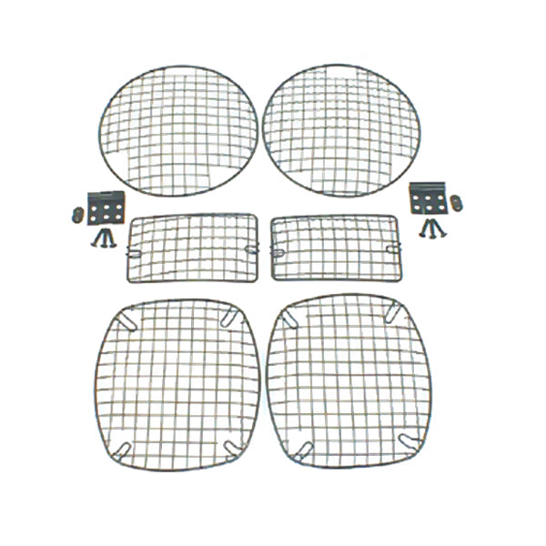 Rampage 2007-2018 Jeep Wrangler(JK) 2-Door Tube Doors With Netting - Black - 7695