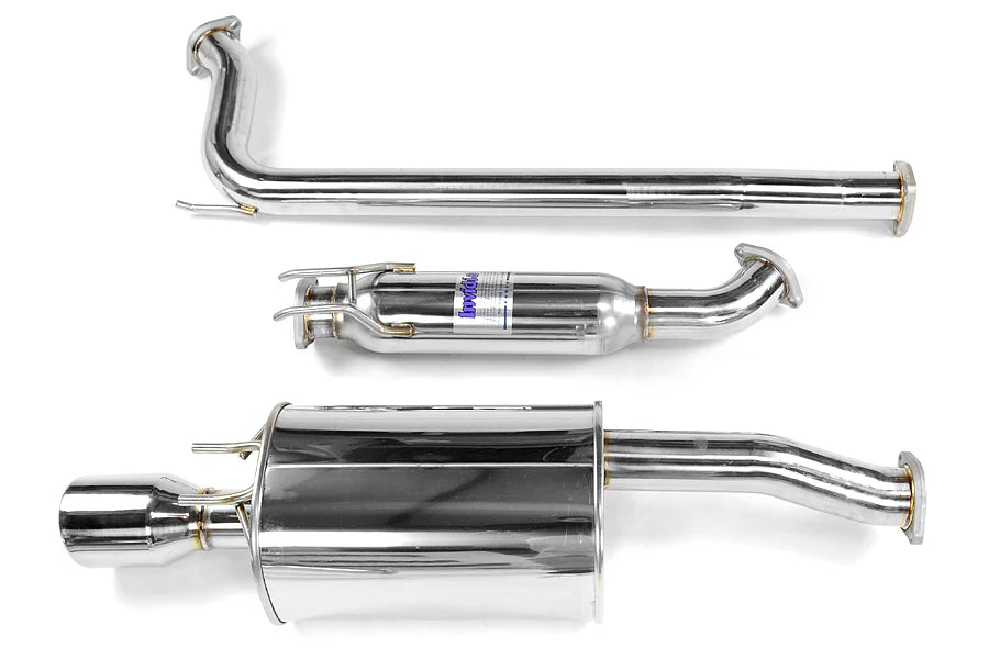 Invidia 06+ Civic Si 2dr ONLY Q300 Rolled Stainless Steel Tip Exhaust - HS06HC2G3S