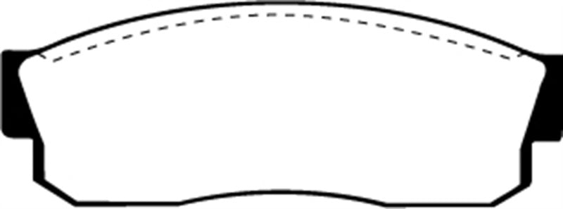 EBC 83-86 Nissan Pulsar 1.5 Turbo Greenstuff Front Brake Pads - DP2452